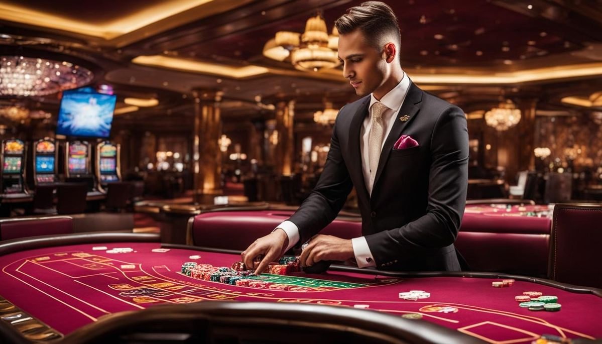 Live casino dealer table at jlbet Philippines